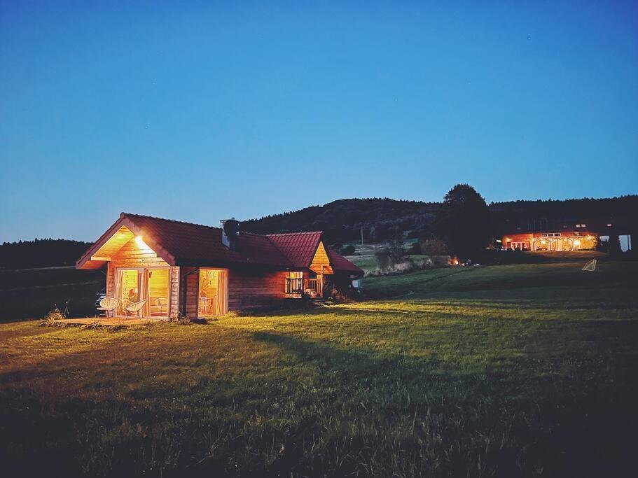 Polanka Beskid Niski Cute Cabin With Spectacular Views Hanczowa Buitenkant foto