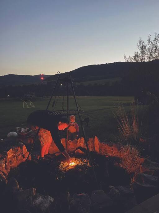 Polanka Beskid Niski Cute Cabin With Spectacular Views Hanczowa Buitenkant foto