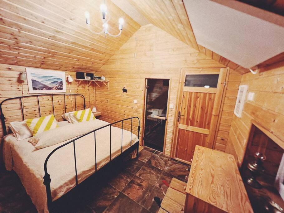 Polanka Beskid Niski Cute Cabin With Spectacular Views Hanczowa Buitenkant foto