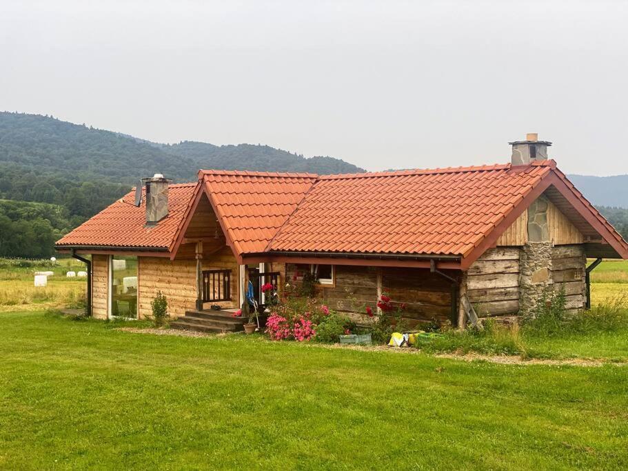 Polanka Beskid Niski Cute Cabin With Spectacular Views Hanczowa Buitenkant foto