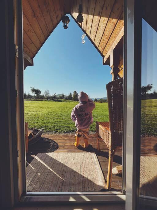 Polanka Beskid Niski Cute Cabin With Spectacular Views Hanczowa Buitenkant foto